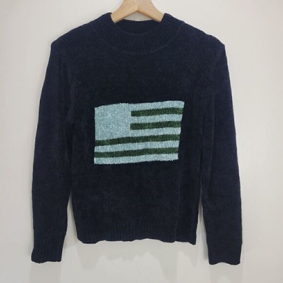 Chenille Flag Sweater - Picture 3 of 8